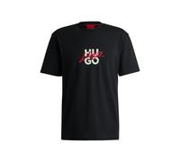 Hugo Laze 10261152 Kurzarm-t-shirt 2XL Black