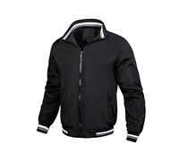 LAZIRO FrüHling Und Herbst Herren Jacke Revers Zip Baseball Anzug Casual Sport Jacke GroßE GrößE Jacke