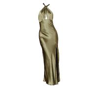 Lazzboy Cocktailkleider Elegant Für Hochzeit Kleider Ärmelloses Langes Kleid Sexy Enges Multi Way Bandage Dress Frauen Abendkleider Festlich Cocktail Party Prom (S,Grün)