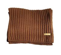 Lazzboy Damen Strickschal Wintermode Doppelgestrickte Weiche Wolle Verdickung Warme Langer Schal Kaschmir Warmes Halstuch Großer Feinstrick Winter Schlauchschal (C)