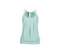 Lazzboy Damen T Shirt Tank Top Sommer Oberteile Blusen Ärmellos Stretch Tunika Top Sexy(Grün,M)