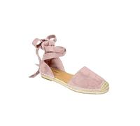 Lazzboy Espadrilles Für Damen Keilabsatz Sandalen Plateau Wedges Sandaletten Mit Geschlossene Sommerschuhe Sommer Pumps Frauen Schuhe Keilsandalen Absatz Espandrillos (Rosa,37)