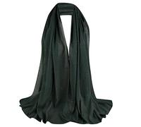 Lazzboy Frauen Abaya Islamischen Muslimischen Nahen Osten Hijab Scarf Wrap Headwear Muslim Damen Strecken Turban Hälfte Hals Wickeln Kopfbedeckung Haar Kopftuch Dubai Hidschab(Q)