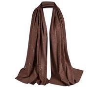 Lazzboy Frauen Abaya Islamischen Muslimischen Nahen Osten Hijab Scarf Wrap Headwear Muslim Damen Strecken Turban Hälfte Hals Wickeln Kopfbedeckung Haar Kopftuch Dubai Hidschab(N)