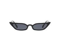 Lazzboy Unisex Sonnenbrille Retro Fashion Sunglass Sonnenbrillen Frauen Schatten Freien Groß Randlose Diamant-schneidlinse Classic LY019090311(Schwarz)