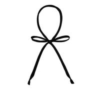 LB-K-1 Damen-Fliege, lang, selbstgebunden, für Schule, Mädchen, Uniform, Lolita & Cosplay-T-Shirt, Schwarz, Einheitsgröße