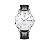 (LBSW)POEDAGAR Neueste Wasserdichte Männer Uhr Casual Lederband Leucht Luxus Uhren Für Mann Datum