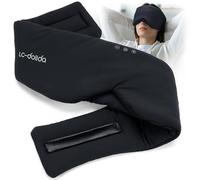 LC-dolida Bluetooth Schlafmaske mit Kopfhörern für Frauen und Herren,Totale Blackout Schlaf Augenmaske Schlafkopfhörer Weiche Kopfhörer zum Schlafen, die ganze Nacht Komfort für das Reisen,Bett