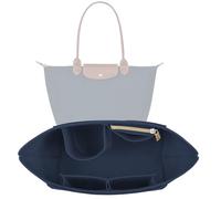 Lckaey Einsatz für Longchamp Taschen-Organizer, Marineblau, 24 cm B x 19 cm H x 8 cm T