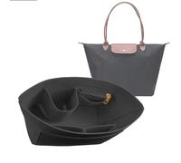 Lckaey Filz-Organizer für Le Pliage Bag Organizer Einsatz Y012-dunkelgrau-M