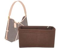 Lckaey Purse Insert for carryall organizer for purse bags women lcarryall tote golf cart parts bag on wheels travel