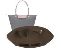 Lckaey Taschen-Organizer-Einsatz für Longchamp Le Pliage Neo (groß) Handtaschen, Organizer, 1012, Kaffee-L