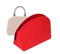 Lckaey Taschen-Organizer für Alma BB Alma PM Filz Geldbörse Organizer Einsatz mit Reißverschluss 1004red-L(NLMA-BB