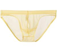 lclvld Herren Briefs Slips Low Rise Sexy Unterwäsche Reizvoll Transparent Slip Ice Silk Slip Atmungsaktive Unterwäsche