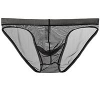 lclvld Herren Briefs Slips Low Rise Sexy Unterwäsche Reizvoll Transparent Slip Ice Silk Slip Atmungsaktive Unterwäsche
