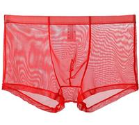 lclvld Herren Sexy Boxershorts Hosen Sheer Durchsichtig Unterhose Dessous Sexy Transparente Unterhose