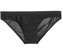 lclvld Herren Slips Low Rise Reizvoll Transparent Ice Silk Etotik Briefs Shorts Slips Unterhose Unterwäsche, Schwarz, M