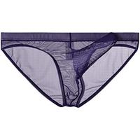 lclvld Herren Slips Unterwäsche Transparent Mesh durchsichtig Slips Sexy Erotik Männer Unterwäsche Elephant Bulge Unterhosen