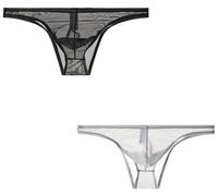 lclvld Men's Briefs Transparent Erotic Briefs Low Rise Briefs Breathable Sexy Jockstrap Underwear Briefs