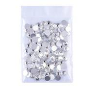 LCMHBCP Strasssteine SS40 SS50 144 Stück Crystal AB Glitzer-Strasssteine aus Glas, Nicht Hotfix-Strasssteine, Flache Rückseite, Diamant-Nagelkunst-Dekorationen(1,SS50-144pcs)