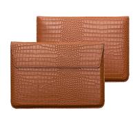 LCMOCICO Laptop-Hülle mit Ständer, PU-Lederklappe, Tasche für MacBook Air 13,6 Zoll M3 A3113 M2 A2681 2022 Air 13 2018-2021 M1 A2337 A2179 A1932 MacBook Pro 13 M1 M2 2016 2020, Braun