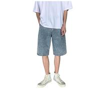 LCpddajlspig Baggy Shorts Herren, Kurze Jeans Herren Shorts Baggy-Jeans Bermudas Jeanshose Kurz Stretch Hosen Sommer Jeansshorts Weite Jeanshosen Herrenshorts Sommerhose Sommerjeans Blau 3XL