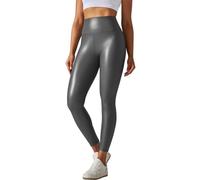 LCpddajlspig Kunstleder Leggings, Thermo Leder Leggings Damen, Lederleggings Lederoptik Gefütterte Jeggings Shape Lederhosen Schwarz Kunstlederhose Bauchweg Lederhose Sexy Lederimitat Hose