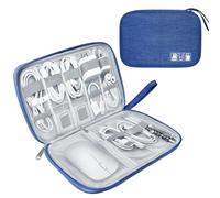 Lcsmaokin Kleine Reise-Kabel-Organizer-Tasche für Festplatten, kleine Ladekabel, Kabel, kleine Elektronik, SD-Karte, Zubehörtasche für Reisen, Geschäft, Arbeit
