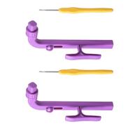 Ldabrye 2er Pack Mehrzweck Häkelhilfswerkzeug Zum Nähen Stricken Ausbessern Reduziert Verwicklungen Effizientes Basteln Nähen Stricken Reparieren