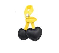 Ldabrye Cherrys Verzierter Schlüsselanhänger Für Gegenstände Des Täglichen Gebrauchs Weiches PU Leder Damen Accessoire Reisefreundliche Schlüssel Organizer Aus Leder