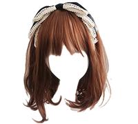 Ldabrye Haarband mit japanischer Lolita, große Schleife, Haarreif, Dienstmädchen, Spitze, Kopfbedeckung, Haarschmuck für Prinzessin, weibliches Haarband, Haarschmuck für Frauen und Mädchen