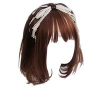 Ldabrye Haarband mit japanischer Lolita, große Schleife, Haarreif, Dienstmädchen, Spitze, Kopfbedeckung, Haarschmuck für Prinzessin, weibliches Haarband, Haarschmuck für Frauen und Mädchen