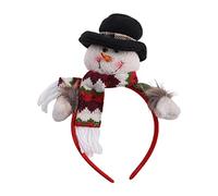 Ldabrye Weihnachts-Stirnbänder, Weihnachtsdekoration, Weihnachtsmann-Haarreif, Lebkuchenmann, Stirnband, Schneemann, Haarband, Urlaub, Party, Stirnbänder, Weihnachten, Foto-Requisiten, Stirnbänder für