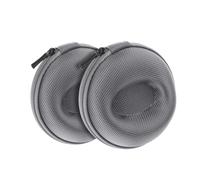 Ldirect 2 Stücke Reise Uhrenbox Tragbare Uhrenetui Single Armbanduhren Uhrenbox mit Reißverschluss für Armbanduhren und Smart Watch bis 50 Millimeter (Grau)