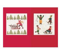 Le Bonheur des Dames Grußkarten 2er Set Kreuzstich Stickpackung