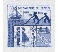 Le Bonheur des Dames Kreuzstich Set, Weiss