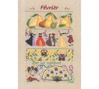 Le Bonheur des Dames Kreuzstich und Petit Point Stickpackung, Weiss