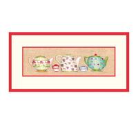 Le Bonheur des Dames Stickpackung Stickbild Kannen, gezählter Kreuzstich, Leinenzählstoff