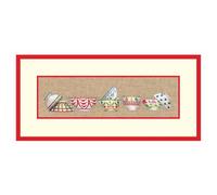 Le Bonheur des Dames Stickpackung Stickbild Schüsseln, gezählter Kreuzstich, Leinenzählstoff