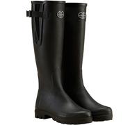 Le Chameau Damen Gummistiefel Vierzon Jersey Noir (Größe: 38) 38 schwarz