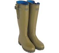 Le Chameau Damen Gummistiefel Vierzonord Oliv (Größe: 35), handgefertigt aus Chamolux-Naturkautschuk