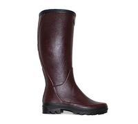 Le Chameau Giverny Burgundy Womens Pull On Wellington Boots 40