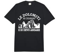 Le Dolomiti Mi Chiamano Ed Io Devo Andaré Comfort Colors Adult Heavyweight T-Shirt