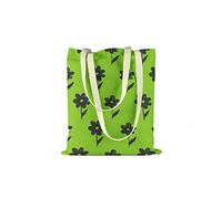 Le Jardin du Lin Bedruckte Einkaufstasche, Tasche, Faltbar, Stofftasche mit Zwei Langen Henkeln, Größe: 34x40 Cm