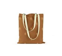 Le Jardin du Lin Bedruckte Einkaufstasche, Tasche, Faltbar, Stofftasche mit Zwei Langen Henkeln, Größe: 34x40 Cm