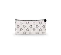 Le Jardin du Lin, Digital Bedruckte Leinwand-Stoff Mäppchen mit Reißverschluss, Mäppchen für die Schule, für Kinder, Jungen, Mädchen, 100% Baumwolle, Unisex, 1 Stück, 21x12 Cm