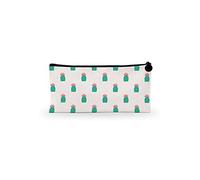 Le Jardin du Lin, Digital Bedruckte Leinwand-Stoff Mäppchen mit Reißverschluss, Mäppchen für die Schule, für Kinder, Jungen, Mädchen, 100% Baumwolle, Unisex, 1 Stück, 21x12 Cm