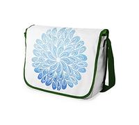 Le Jardin du Lin Digital Bedruckte Messenger Schultaschen mit Khaki Riemen für Mädchen und Jungen, Zurück zur Schule, Kuriertaschen für Schüler, Umhängetaschen, Größe: 29x36 Cm