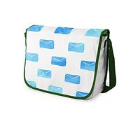Le Jardin du Lin Digital Bedruckte Messenger Schultaschen mit Khaki Riemen für Mädchen und Jungen, Zurück zur Schule, Kuriertaschen für Schüler, Umhängetaschen, Größe: 29x36 Cm