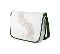 Le Jardin du Lin Digital Bedruckte Messenger Schultaschen mit Khaki Riemen für Mädchen und Jungen, Zurück zur Schule, Kuriertaschen für Schüler, Umhängetaschen, Größe: 29x36 Cm